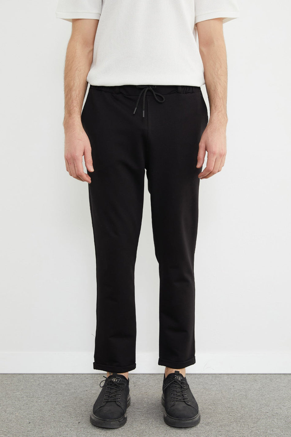 Tie-Waist Double-Legged Trousers - MALLTURK