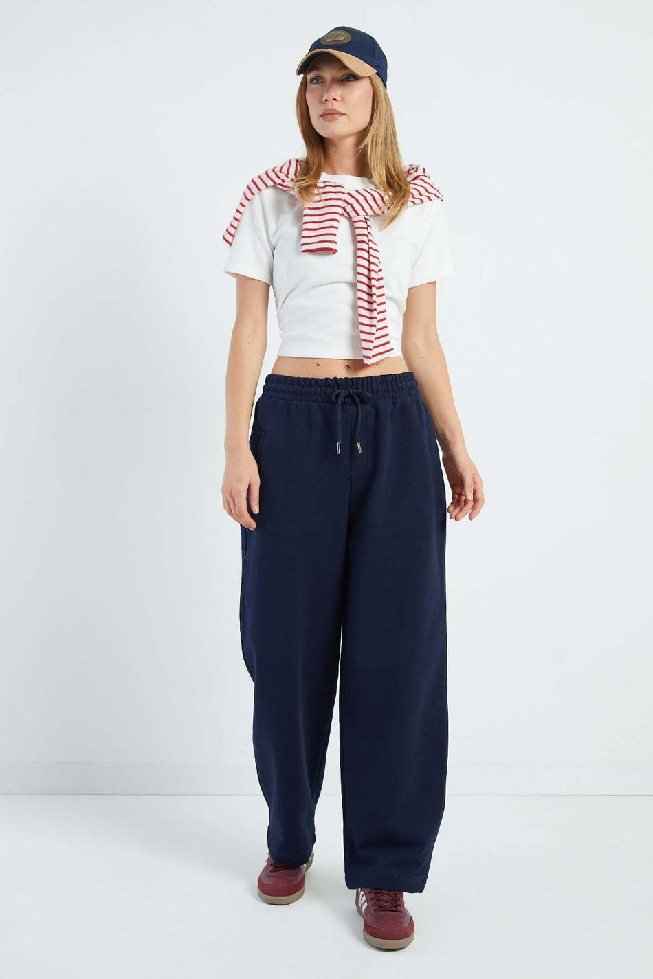 Tie Waist Pocket Sweatpants - MALLTURK
