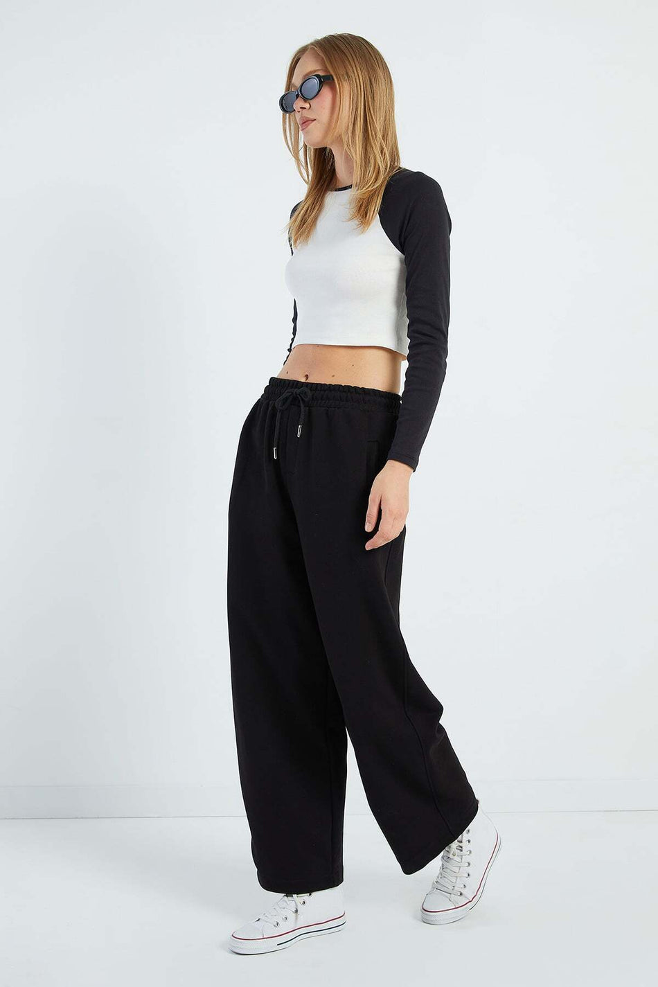 Tie Waist Pocket Sweatpants - MALLTURK