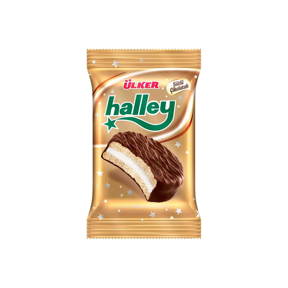 Halley Chocolate Coated Biscuit, Ulker, 30g – 1.06oz
