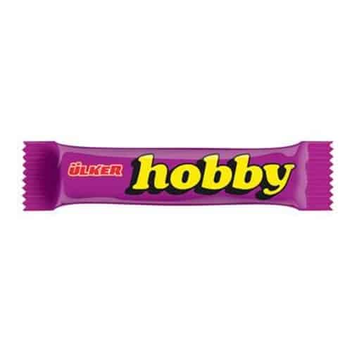 Hobby Chocolate Bar with Hazelnuts, Ulker, 25g-0.88oz