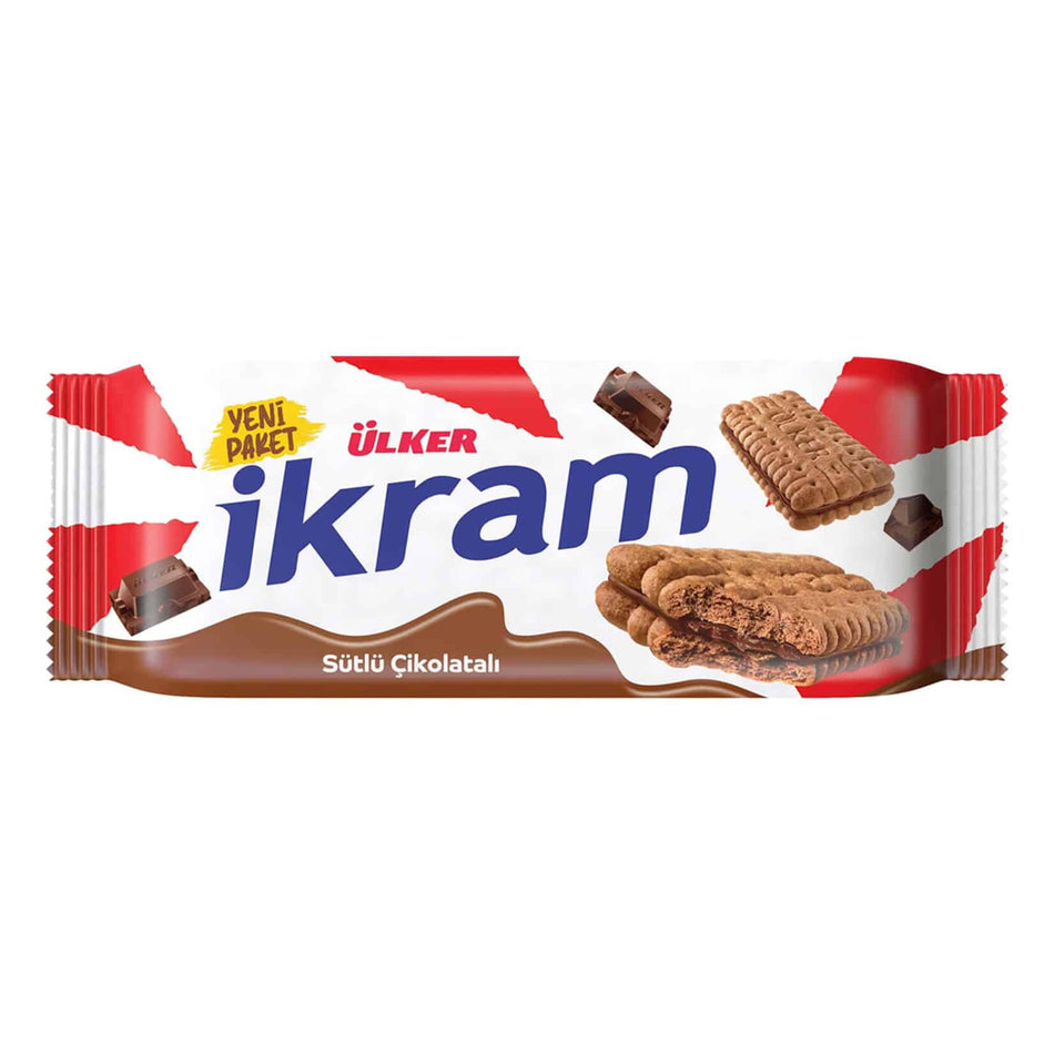 Ikram Sandwich Biscuits with Chocolate Cream, Ulker, 80g – 2.82oz