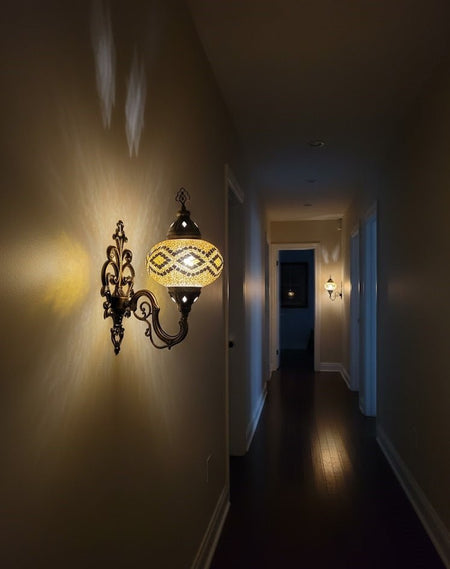 Turkish Mosaic Wall Lamp - MALLTURK