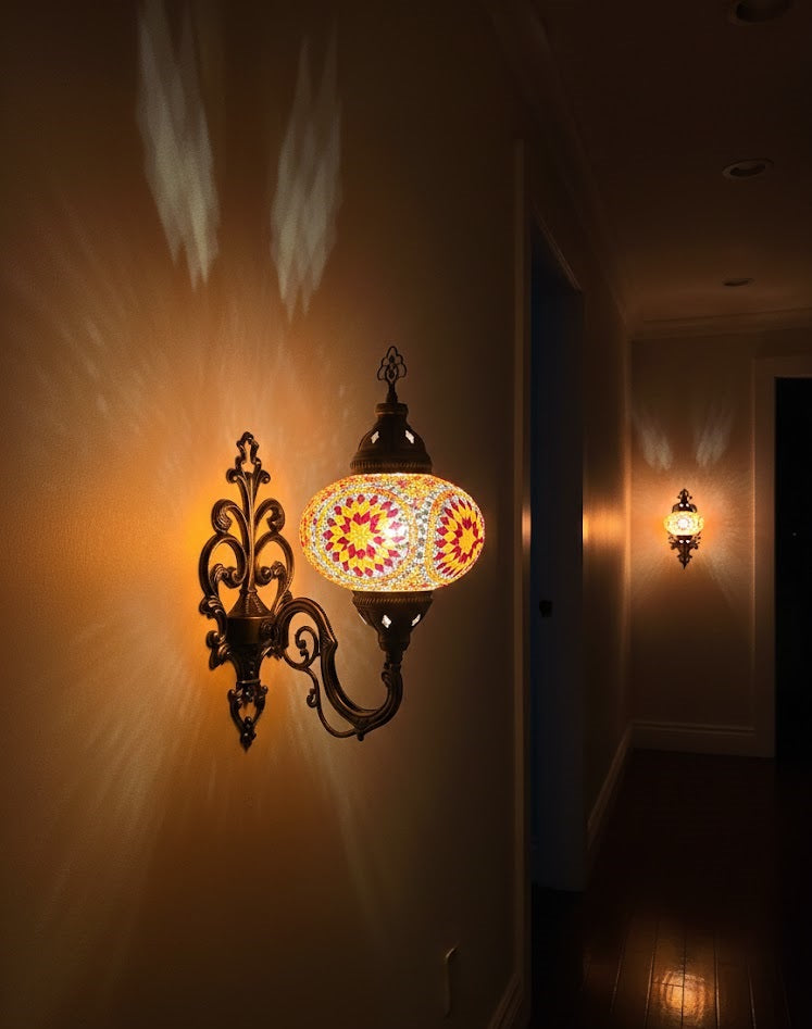 Turkish Mosaic Wall Lamp