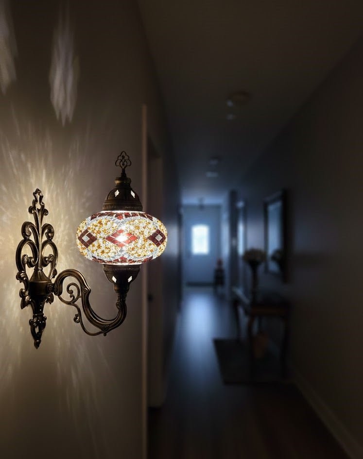 Turkish Mosaic Wall Lamp - MALLTURK