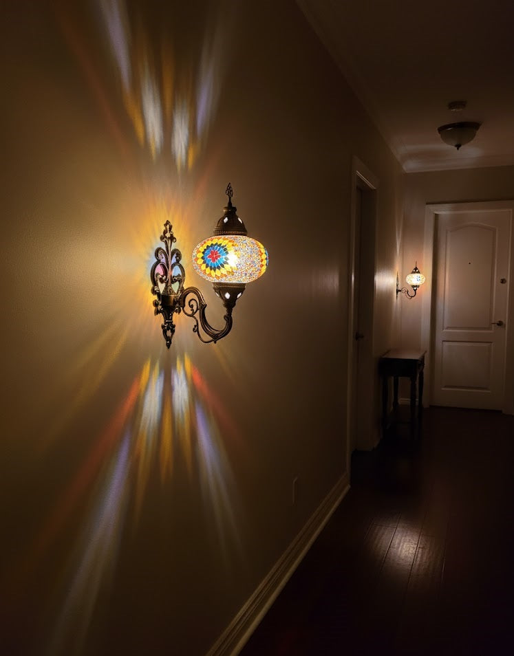 Turkish Mosaic Wall Lamp