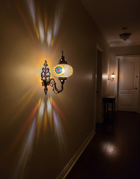 Turkish Mosaic Wall Lamp - MALLTURK