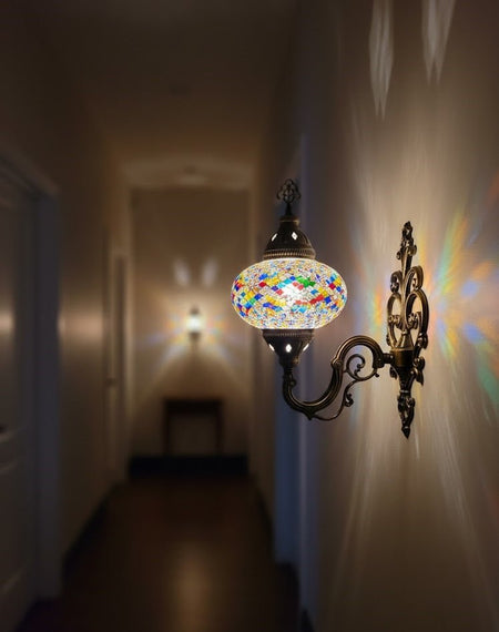 Turkish Mosaic Wall Lamp - MALLTURK