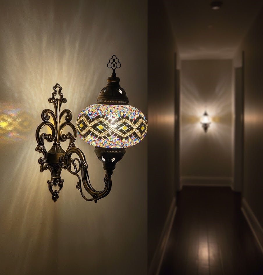 Turkish Mosaic Wall Lamp - MALLTURK