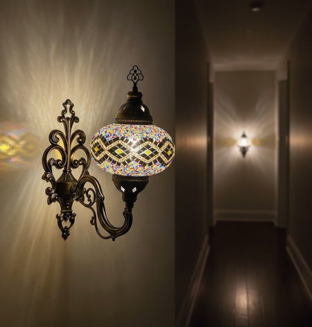 Turkish Mosaic Wall Lamp - MALLTURK