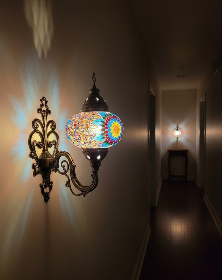Turkish Mosaic Wall Lamp - MALLTURK