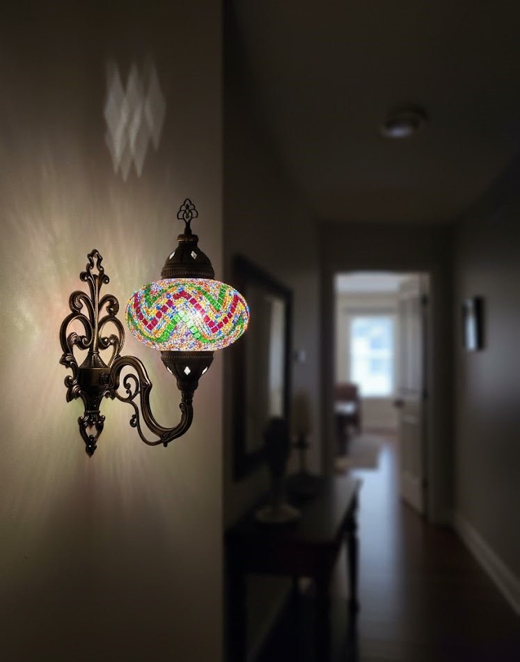 Turkish Mosaic Wall Lamp - MALLTURK