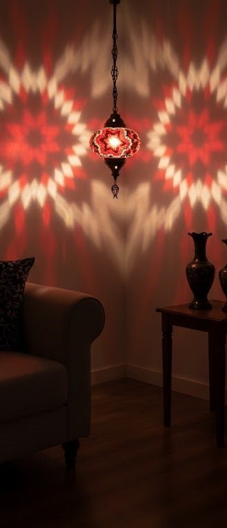 Turkish Mosaic Pendant Lamp - MALLTURK