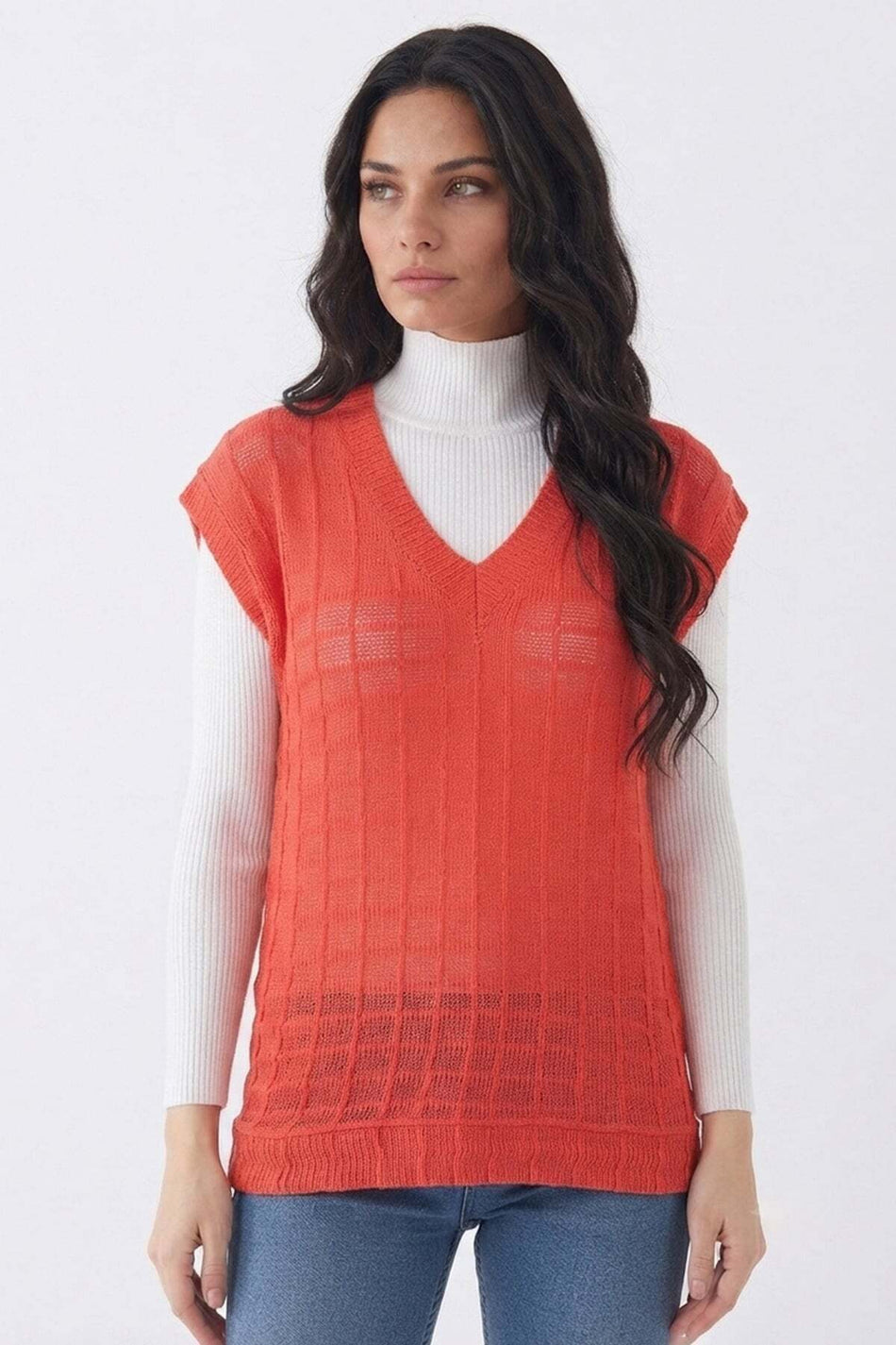 V-neck knit sweater - MALLTURK