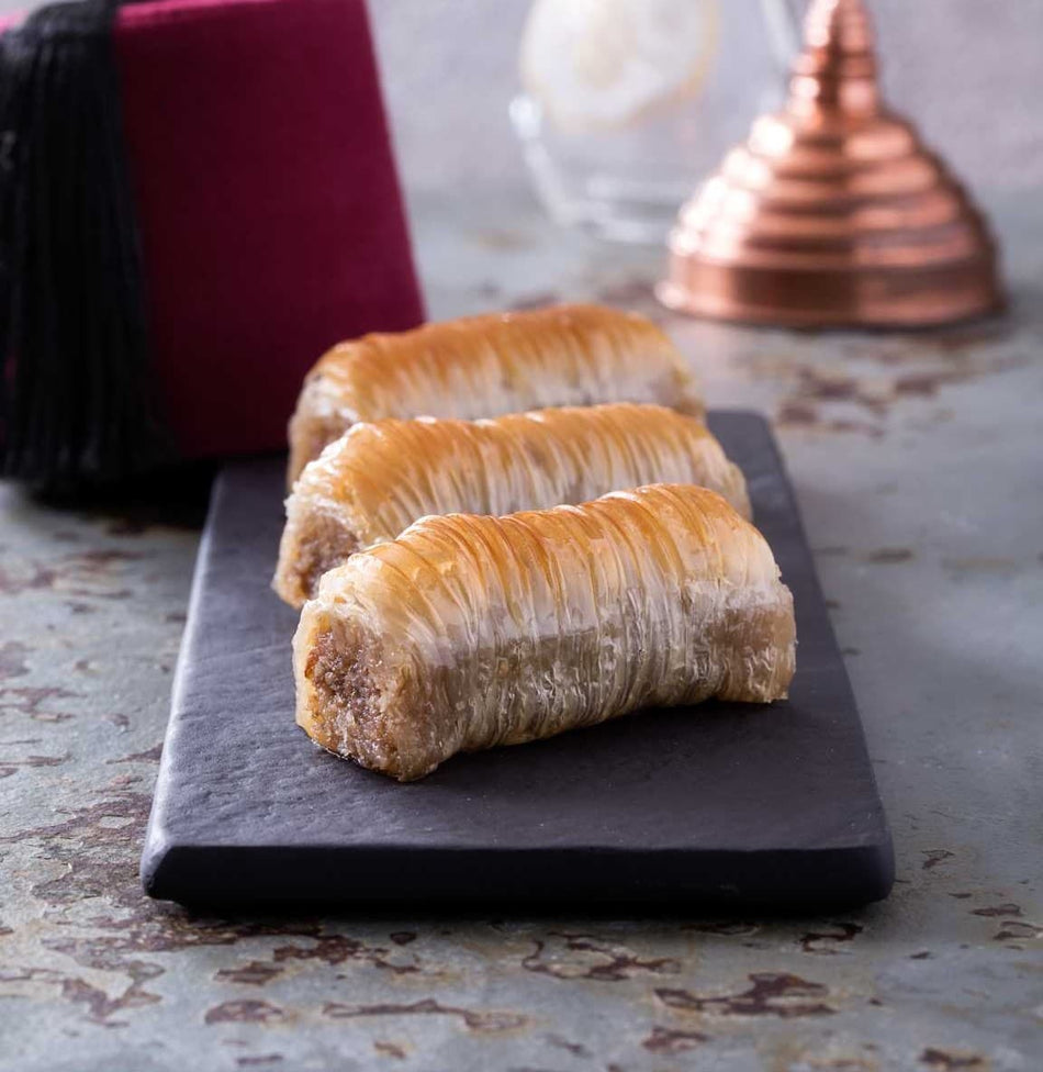 Walnut-Filled Twisted Baklava Pastry, Hafiz Mustafa