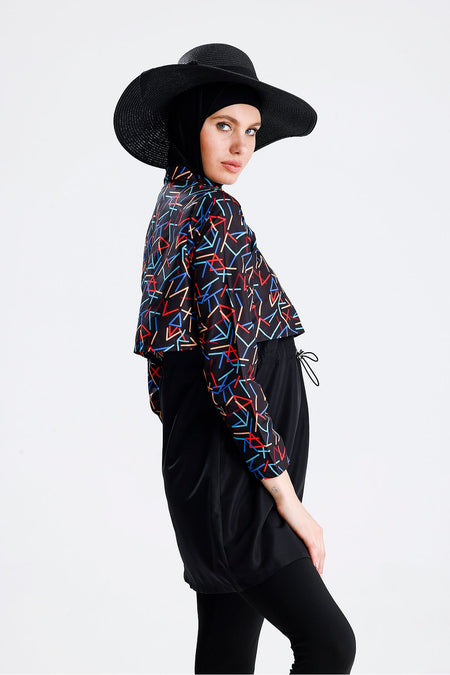 Water Repellent Parachute Hijab Swimsuit - MALLTURK