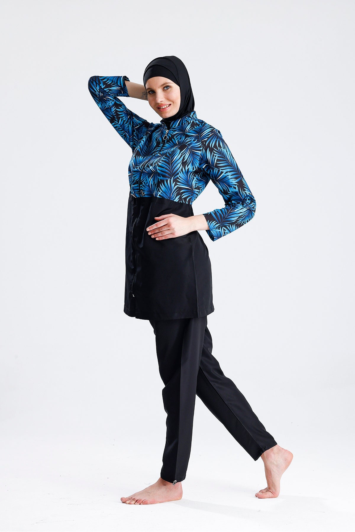 Water Repellent Parachute Hijab Swimsuit - MALLTURK