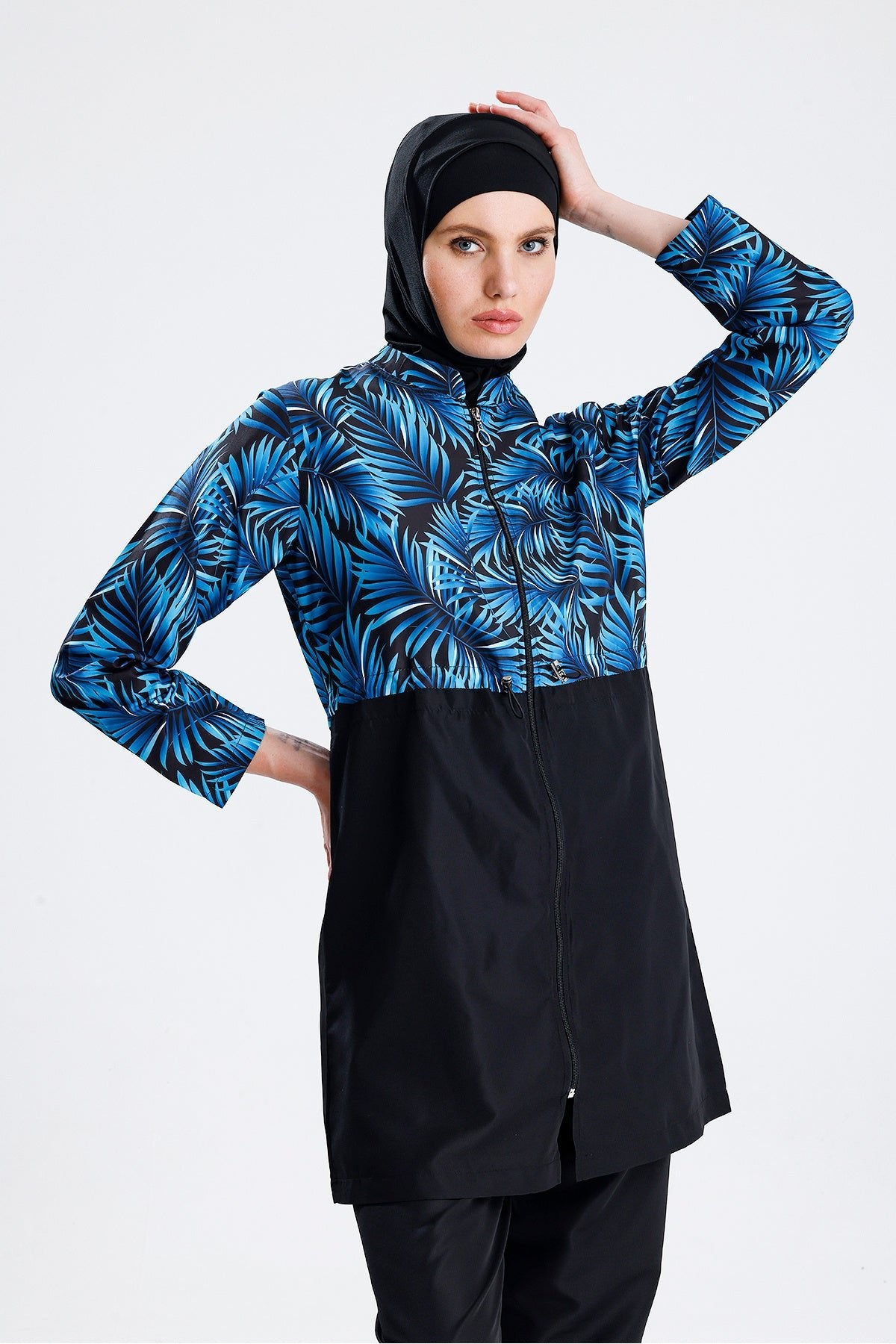 Water Repellent Parachute Hijab Swimsuit - MALLTURK