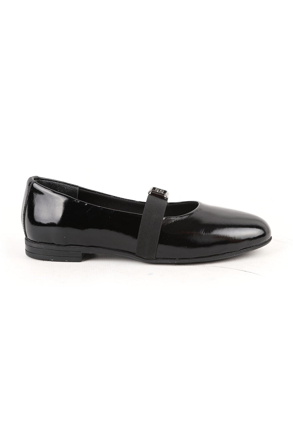 Women's Babet Mother Shoes Shiny Patent Leather Mary Jane Elastic Slip-On L061.513 - MALLTURK
