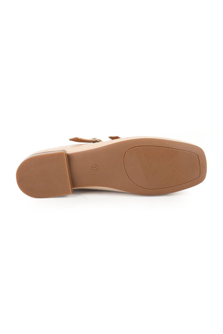 Women's Babet Shiny Patent Leather Double Buckle Mary Jane Stylish Comfortable Tpu Sole L081.25501 - MALLTURK
