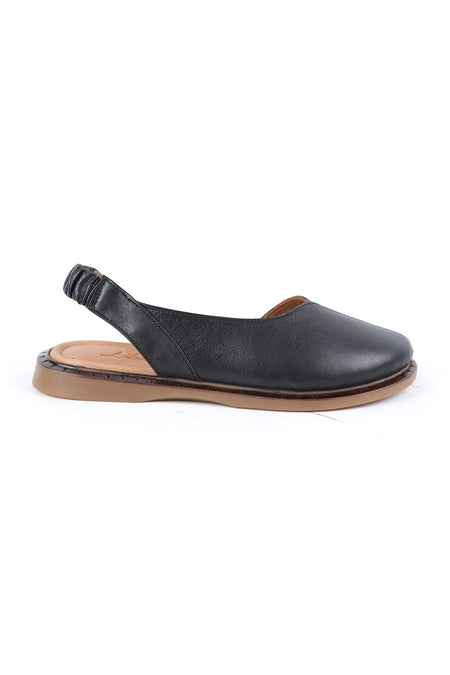 Women's Babet Sling-Back Daily Mother Shoes Wide Fit Antique Leather L082.26622 - MALLTURK