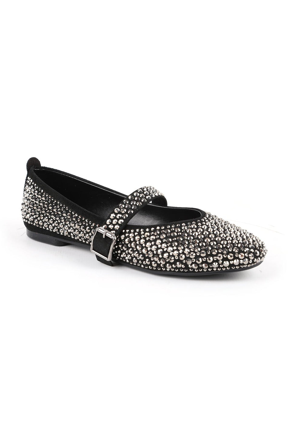 Women's Babet Stone Evening Dress Shoes Mary Jane Strappy Suede Mother's Shoes L080.99 - MALLTURK