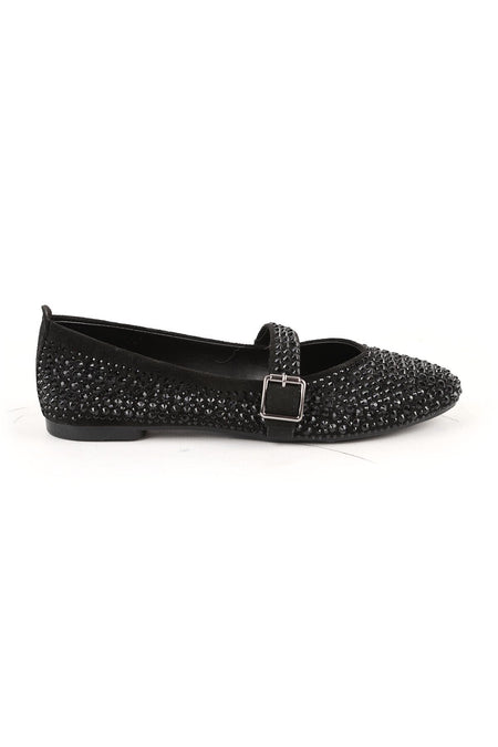Women's Babet Stone Evening Dress Shoes Mary Jane Strappy Suede Mother's Shoes L080.99 - MALLTURK