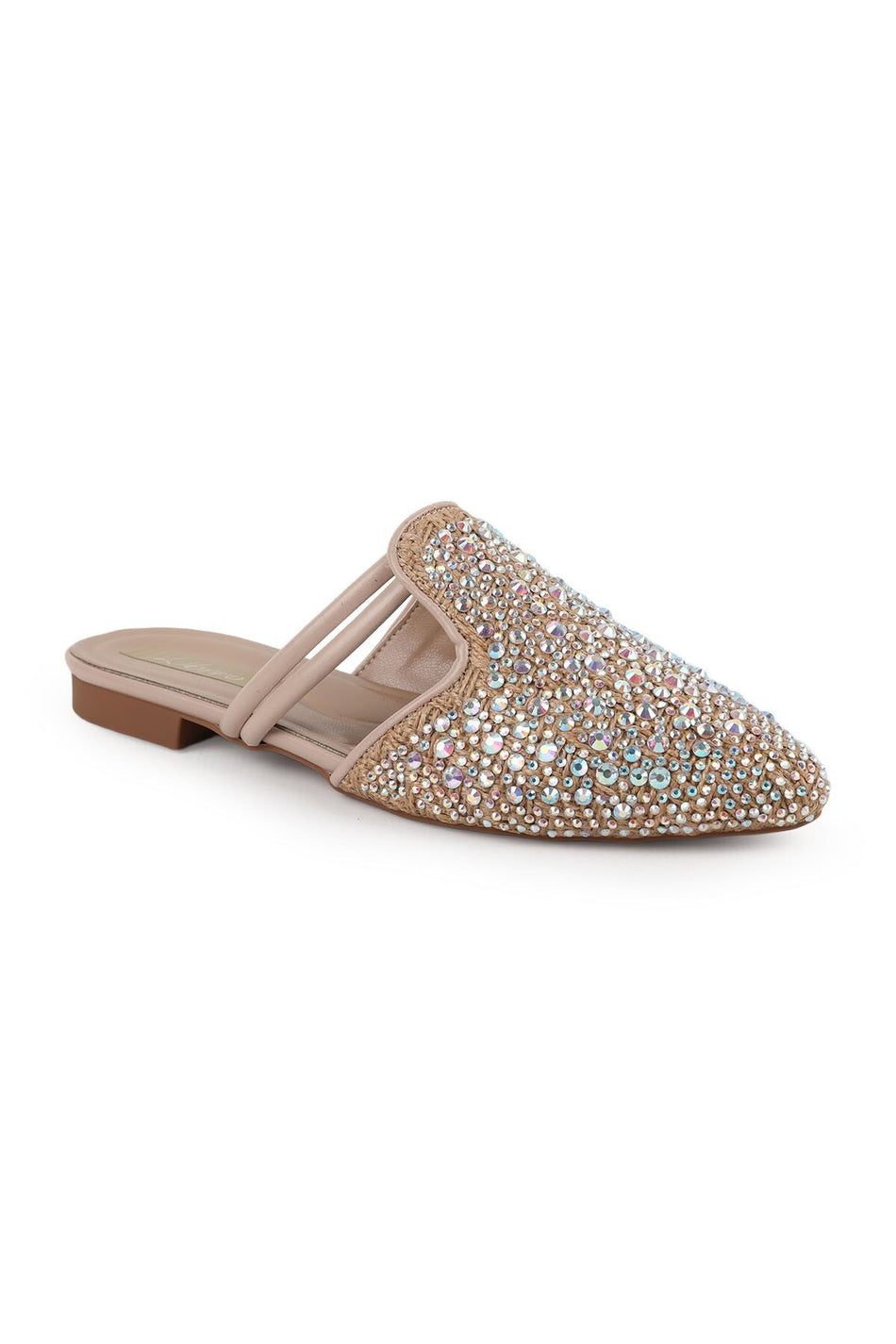 Women's Babet Stone Evening Dress Slip-On Pointed Toe Casual Linen L085.K614 - MALLTURK