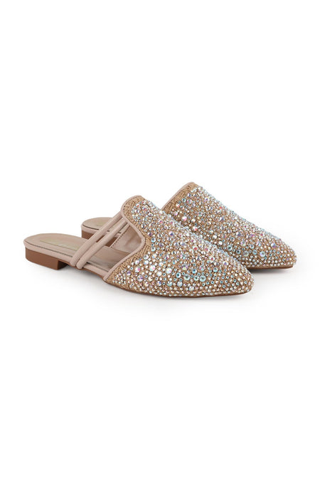 Women's Babet Stone Evening Dress Slip-On Pointed Toe Casual Linen L085.K614 - MALLTURK