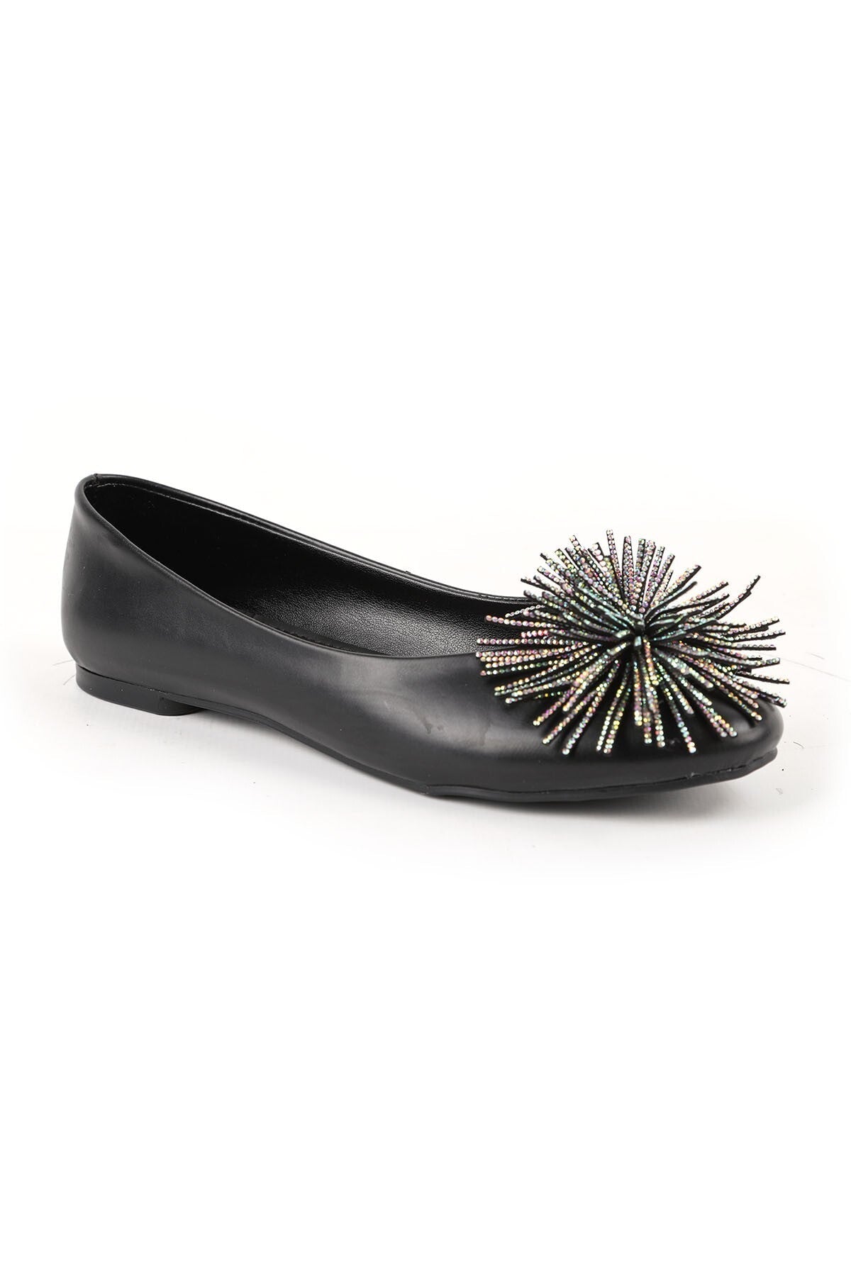 Women's Babet Stone Evening Dress Tasseled Slip-On Round Toe Mother's Shoes Leather L080.Y01 - MALLTURK