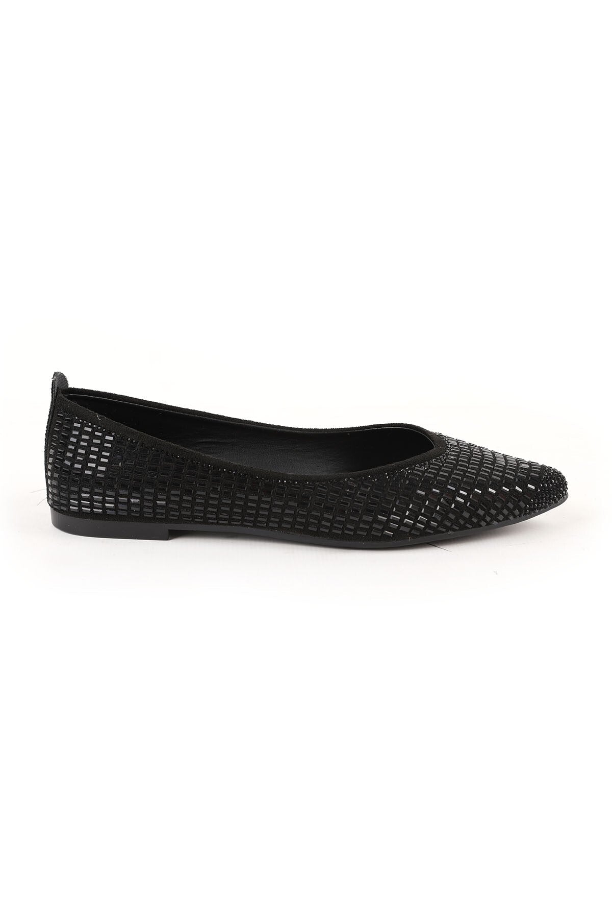 Women's Babet Stone Sparkling Evening Dress Slip-On Black L080.84 - MALLTURK