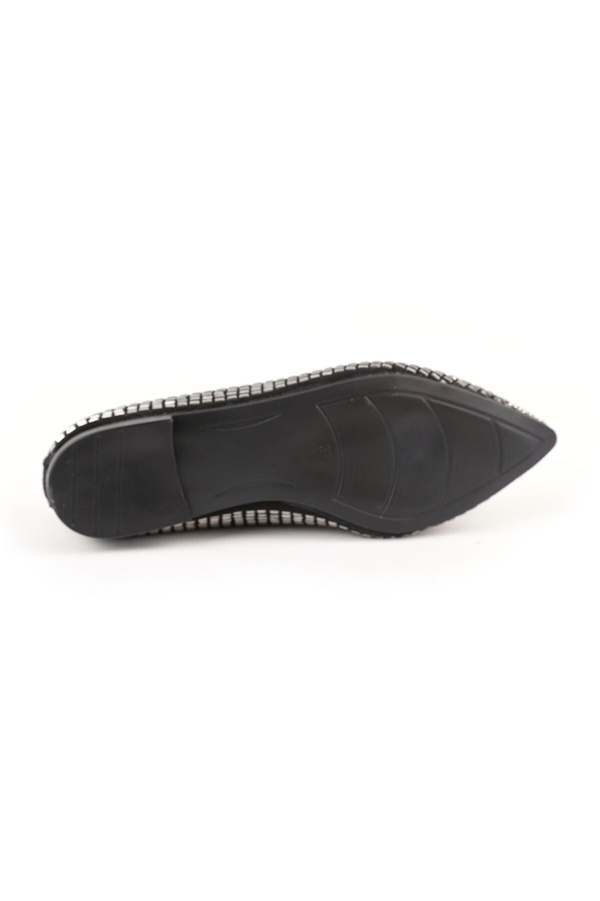Women's Babet Stone Sparkling Evening Dress Slip-On Black L080.84 - MALLTURK
