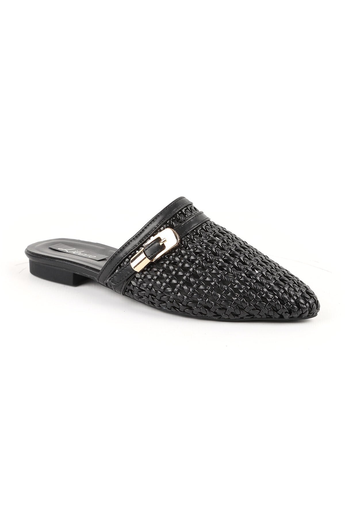 Women's Ballerinas Classic Slip-On Pointed Toe Knitted Buckle Casual L085.K691 - MALLTURK