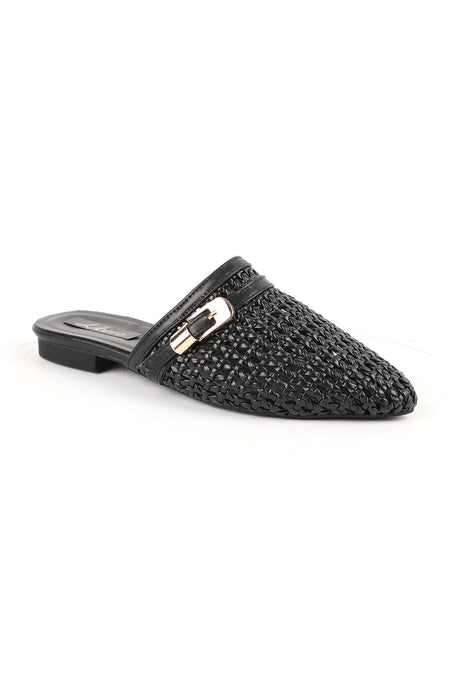 Women's Ballerinas Classic Slip-On Pointed Toe Knitted Buckle Casual L085.K691 - MALLTURK