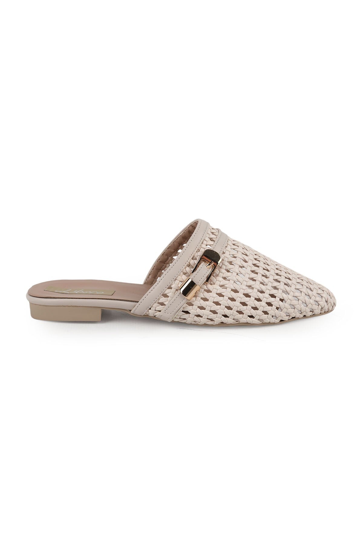 Women's Ballerinas Classic Slip-On Pointed Toe Knitted Buckle Casual L085.K691 - MALLTURK