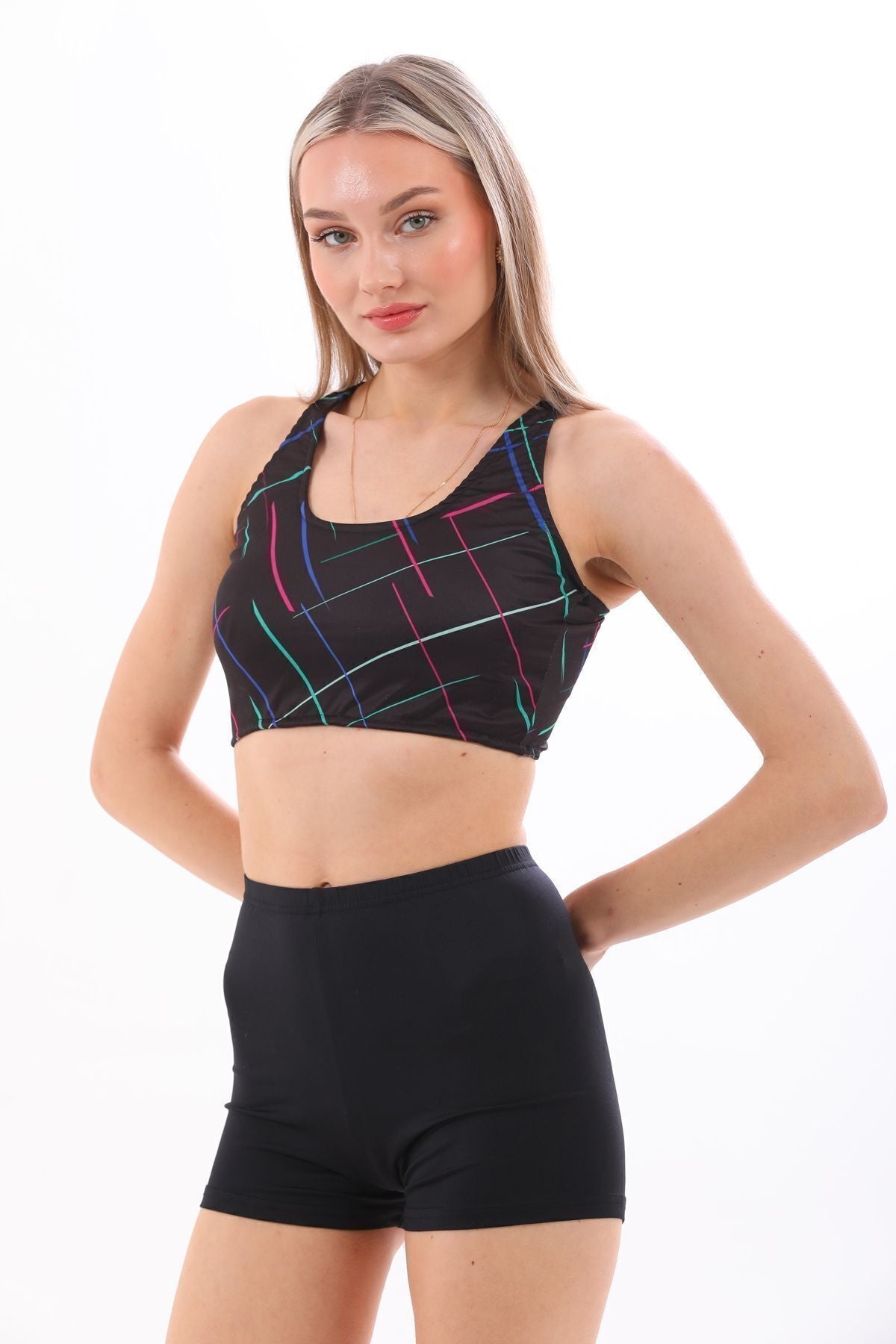Women's Black Shorts Badili Bikini Light - MALLTURK