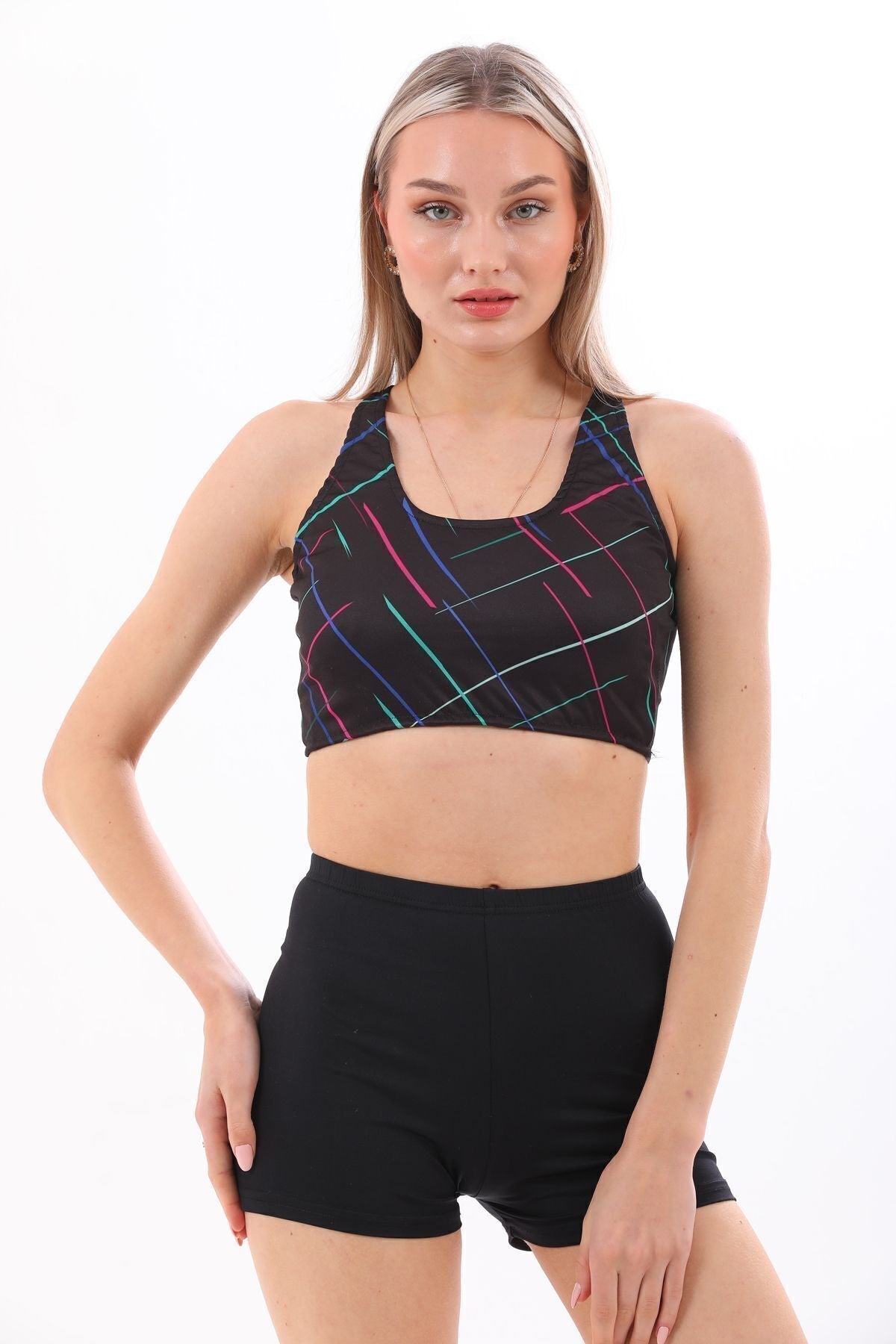 Women's Black Shorts Badili Bikini Light - MALLTURK