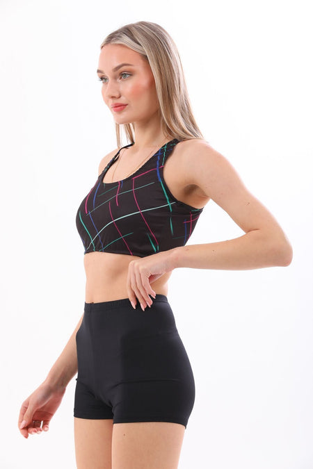 Women's Black Shorts Badili Bikini Light - MALLTURK