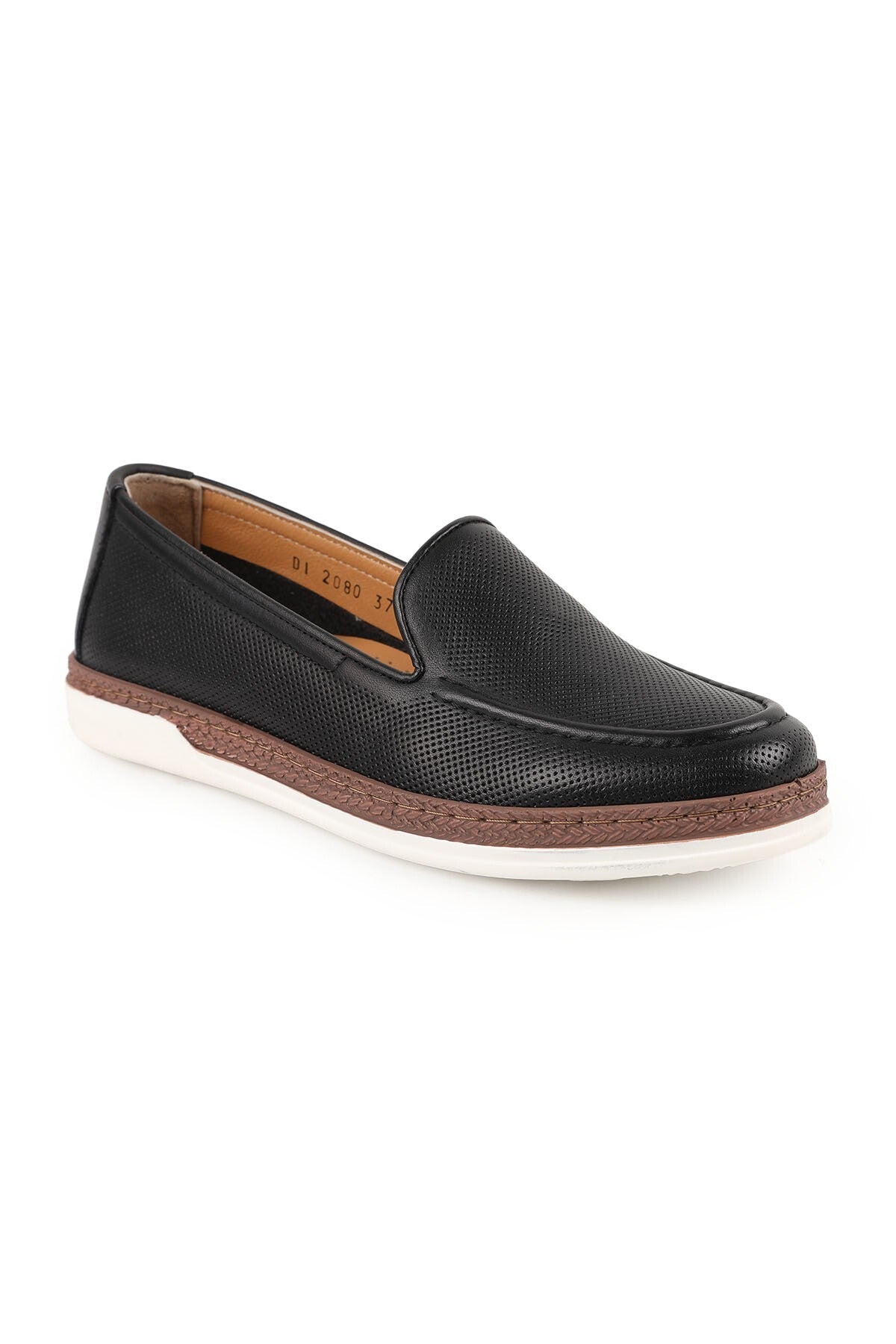 Women's Casual Jute Detailed Laser Cut Slip-On Orthopedic Comfort Mother's Shoes L10.2080 - MALLTURK