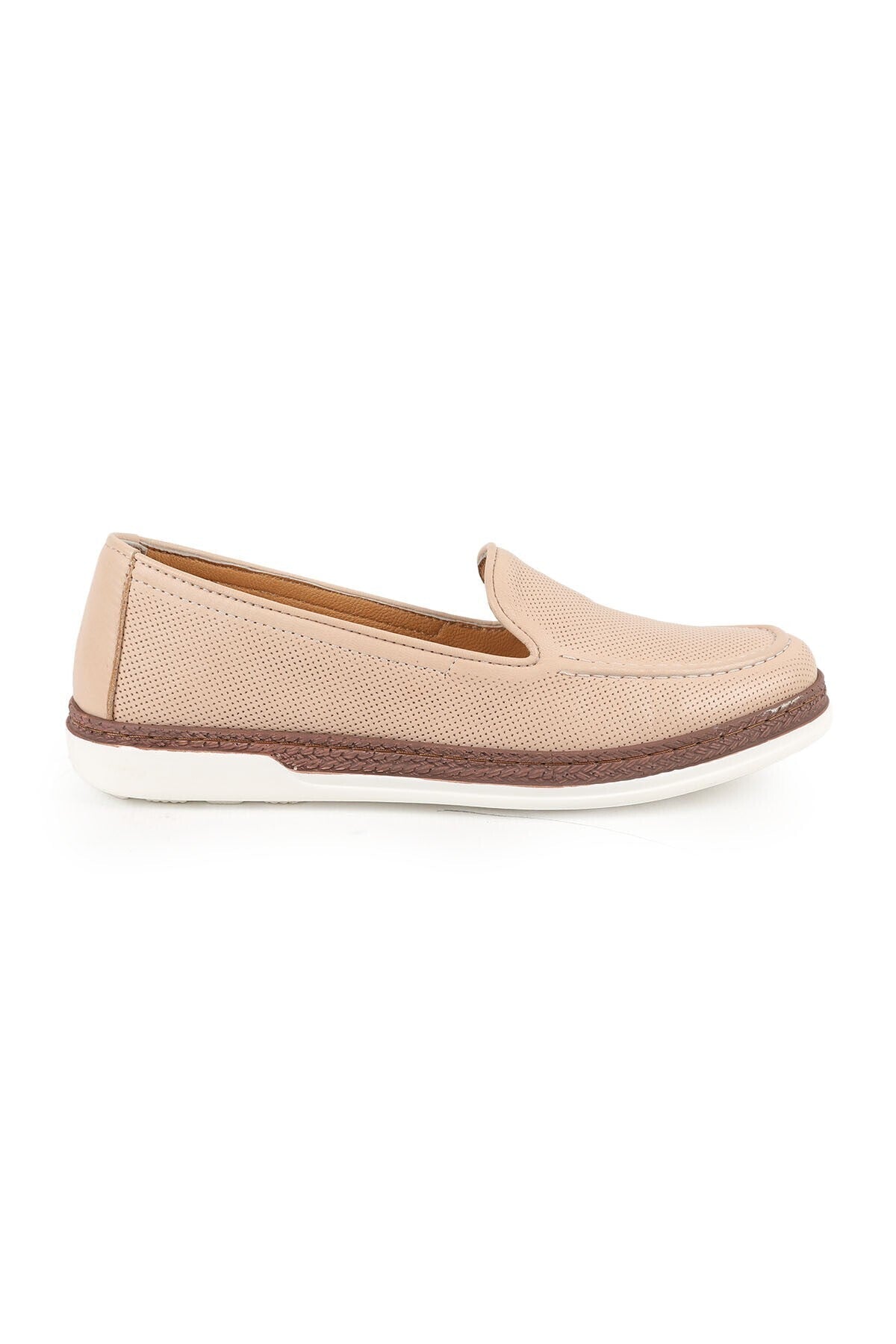 Women's Casual Jute Detailed Laser Cut Slip-On Orthopedic Comfort Mother's Shoes L10.2080 - MALLTURK
