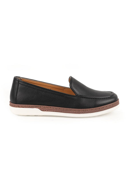 Women's Casual Jute Detailed Laser Cut Slip-On Orthopedic Comfort Mother's Shoes L10.2080 - MALLTURK