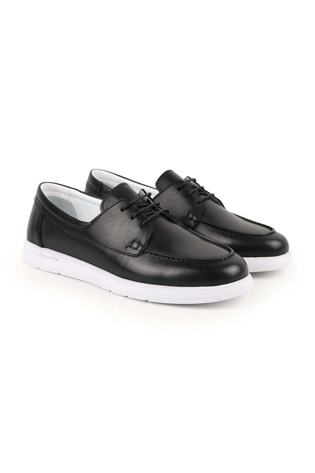 Women's Casual Shoes Moccasin Stitched Antique Look Lightweight Eva Sole Flexible Comfortable Lace-Up Lz5624 - MALLTURK