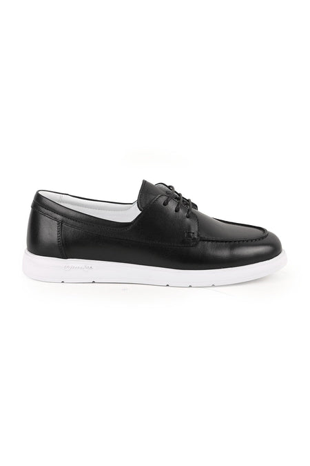 Women's Casual Shoes Moccasin Stitched Antique Look Lightweight Eva Sole Flexible Comfortable Lace-Up Lz5624 - MALLTURK
