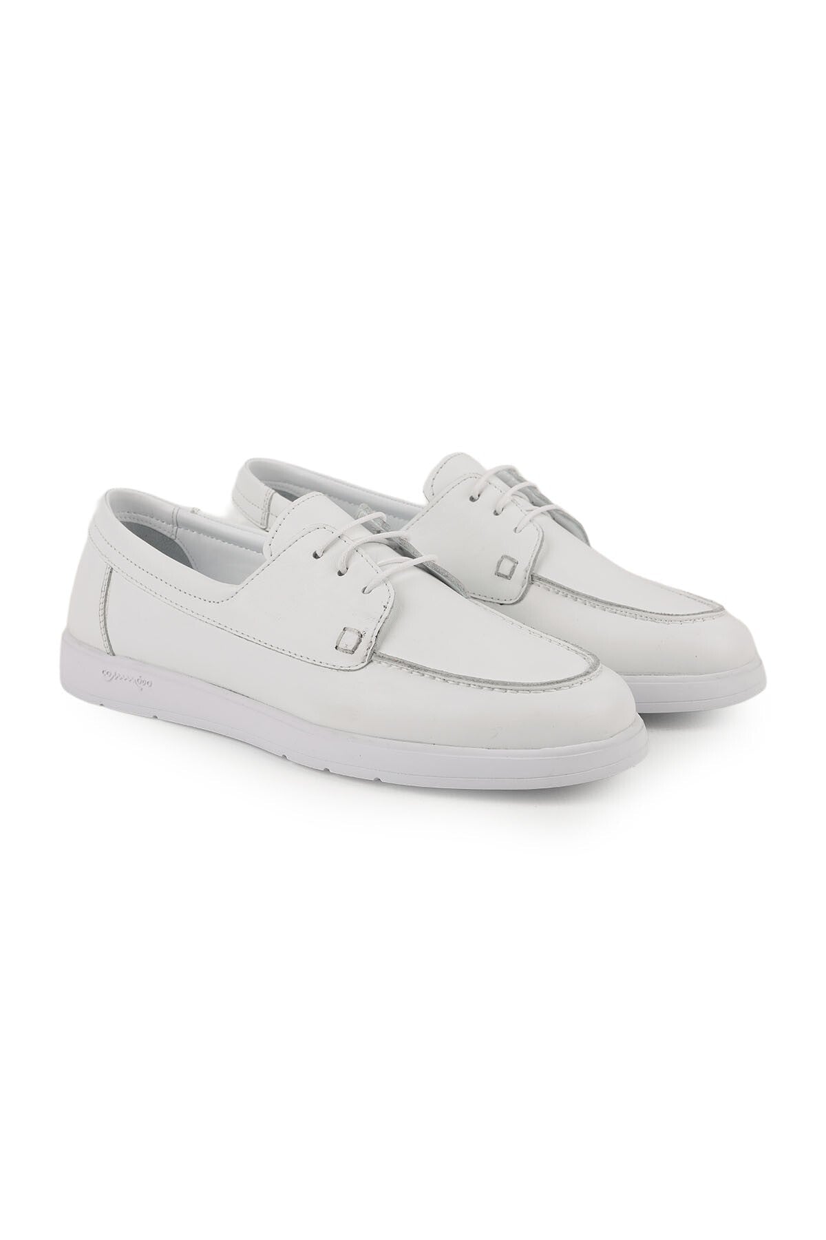 Women's Casual Shoes Moccasin Stitched Antique Look Lightweight Eva Sole Flexible Comfortable Lace-Up Lz5624 - MALLTURK