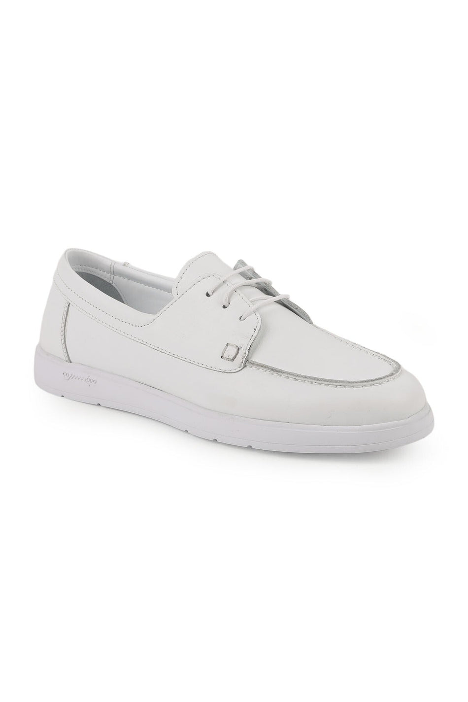 Women's Casual Shoes Moccasin Stitched Antique Look Lightweight Eva Sole Flexible Comfortable Lace-Up Lz5624 - MALLTURK