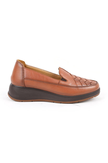 Women's Casual Thick Eva Sole Knitted Detailed Slip-On Orthopedic Mother Shoes L10.102 - MALLTURK