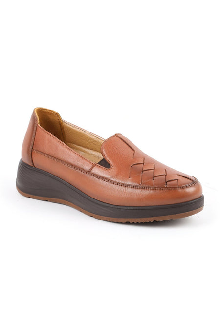 Women's Casual Thick Eva Sole Knitted Detailed Slip-On Orthopedic Mother Shoes L10.102 - MALLTURK