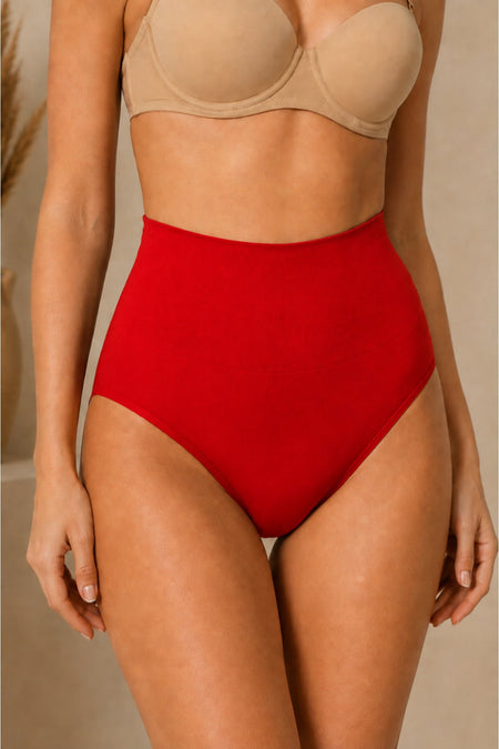Women's Gathering High Waist Flexible 3-Piece Panties - MALLTURK