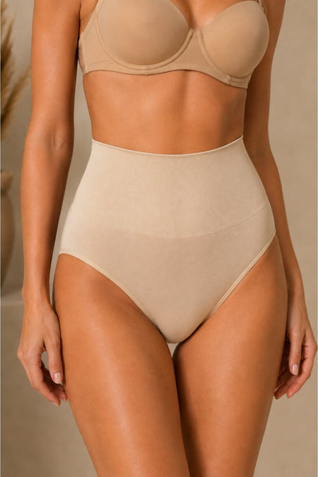 Women's Gathering High Waist Flexible 3-Piece Panties - MALLTURK