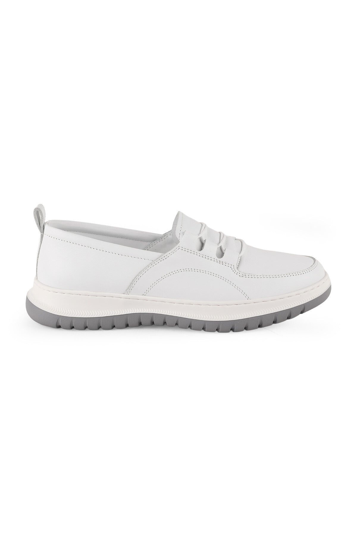Women's Genuine Leather Casual Shoes Lightweight Eva Sole Lace-Up Comfort Casual Model Lz5908 - MALLTURK